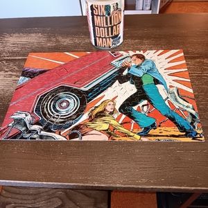 Six Million Dollar Man 200 Piece Jigsaw Puzzle Vintage 1975 Universal Studios